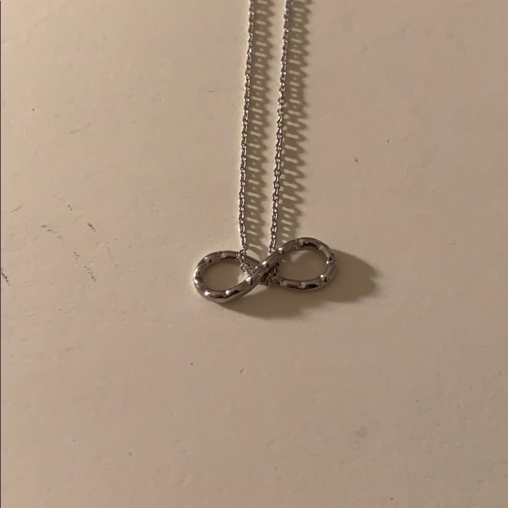 Silver Infinity Necklace - Picture 3 of 4